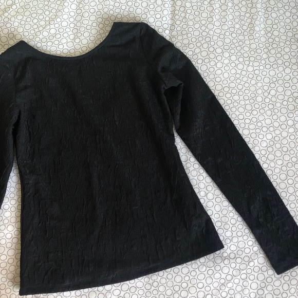 & Other Stories textured low back top - black - Picture 8 of 12